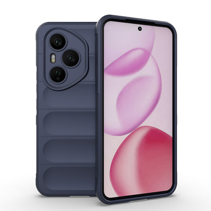 Honor 400 Pro Kılıf Esnek TPU Oyuklu Arka Yüzey Tasarımlı Zore Etnik Silikon Kılıf