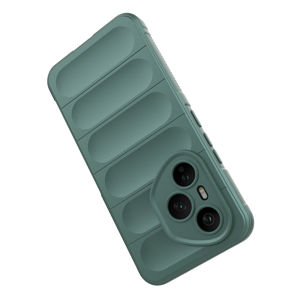 Honor 400 Pro Kılıf Esnek TPU Oyuklu Arka Yüzey Tasarımlı Zore Etnik Silikon Kılıf