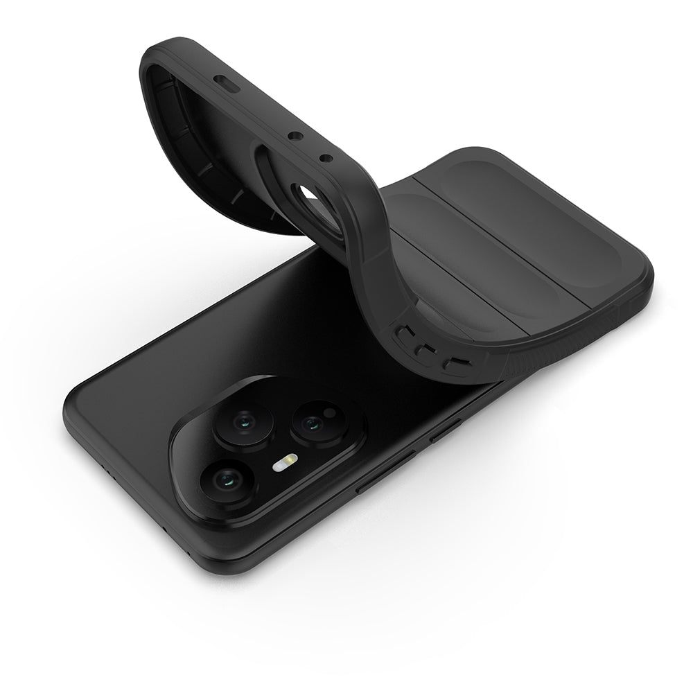 Honor 400 Pro Kılıf Esnek TPU Oyuklu Arka Yüzey Tasarımlı Zore Etnik Silikon Kılıf