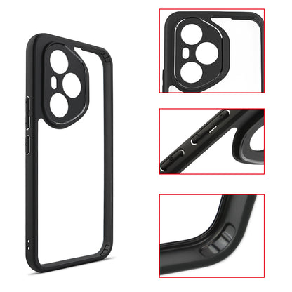 Honor 400 Pro Kılıf Kamera Korumalı Şeffaf Arka Yüzey Zore New Roll Kapak