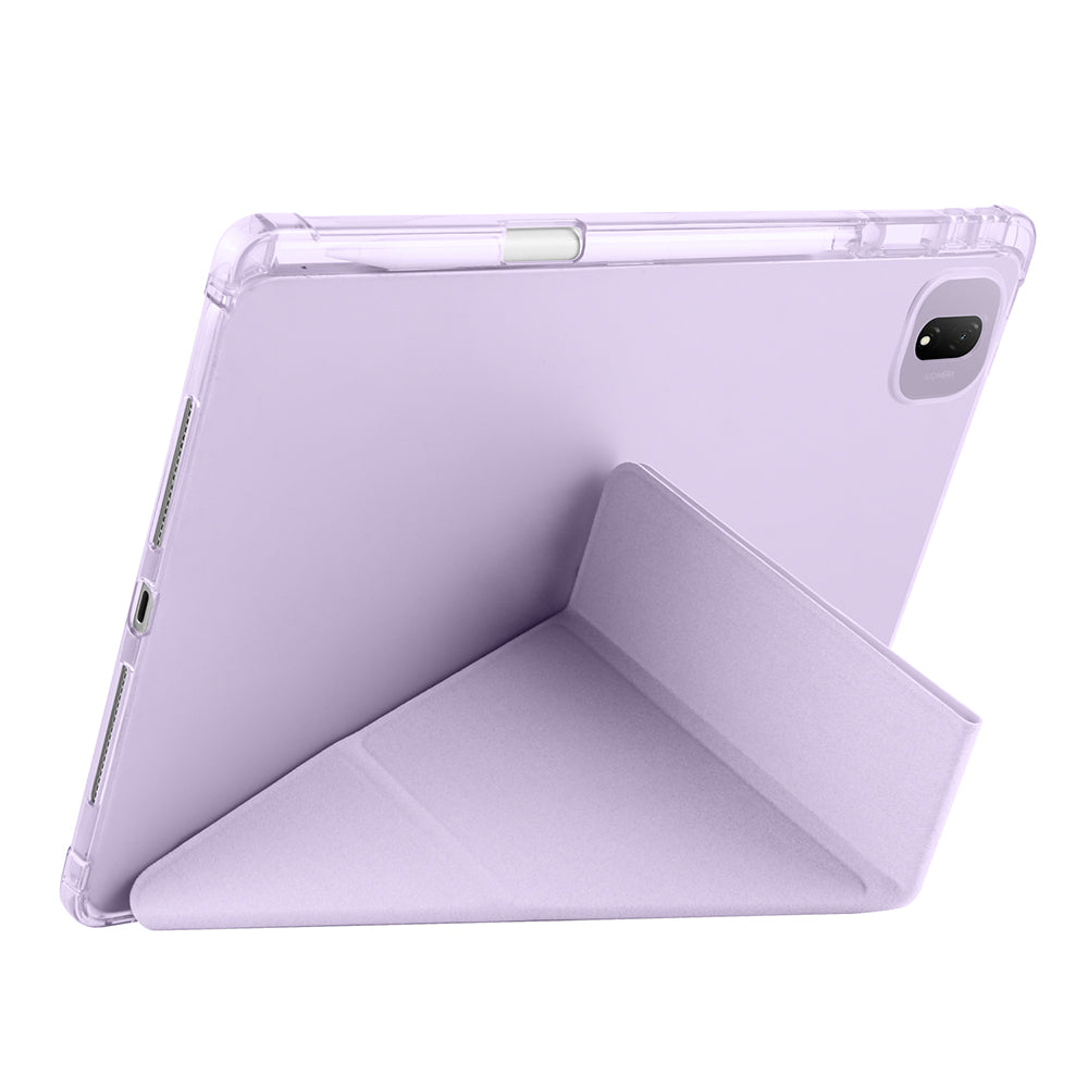 Honor MagicPad 2 Kılıf Zore Tri Folding Kalem Bölmeli Standlı Kılıf