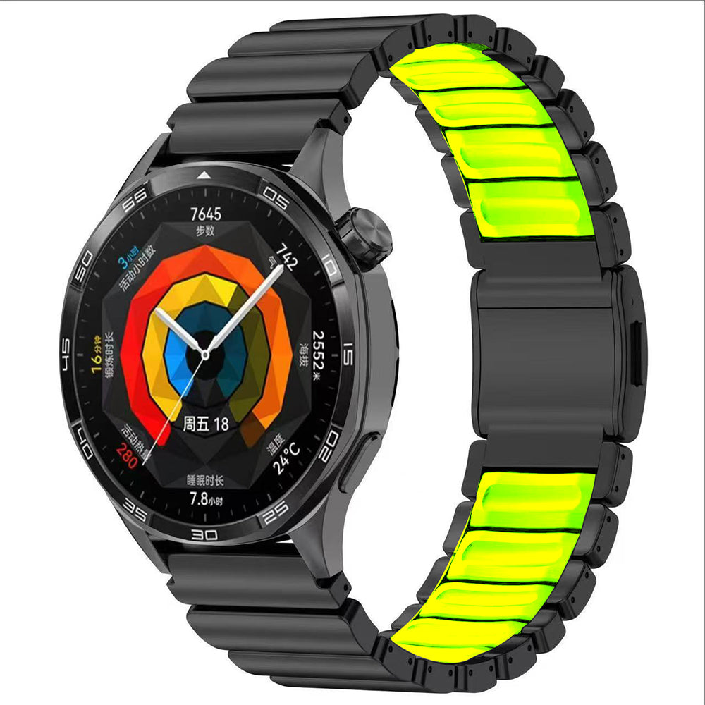 Huawei GT2 46mm Zore KRD-151 22mm Metal Silikon Kordon