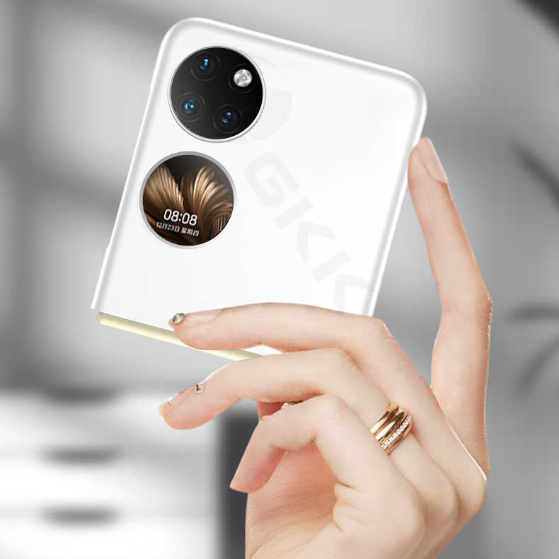 Huawei P50 Pocket Kılıf Zore Sert Kıpta Kılıf