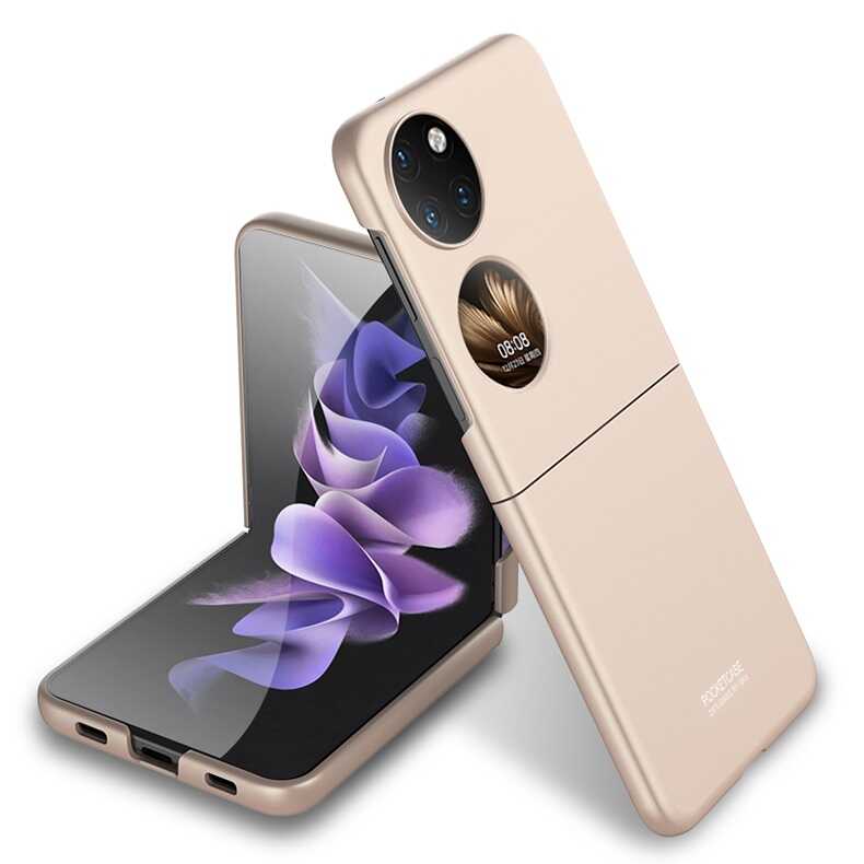 Huawei P50 Pocket Kılıf Zore Sert Kıpta Kılıf