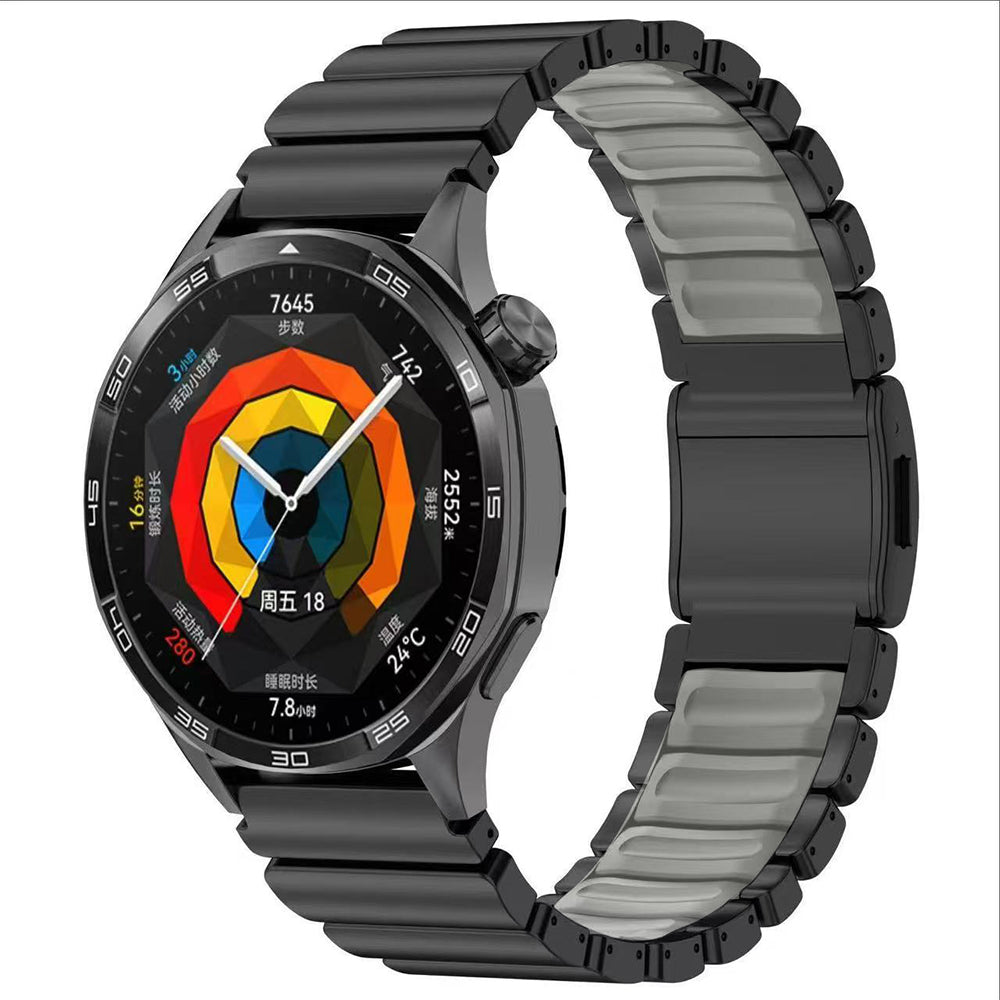 Huawei Watch GT 5 Pro 46mm Zore KRD-151 22mm Metal Silikon Kordon