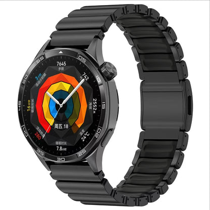 Huawei Watch GT 5 Pro 46mm Zore KRD-151 22mm Metal Silikon Kordon