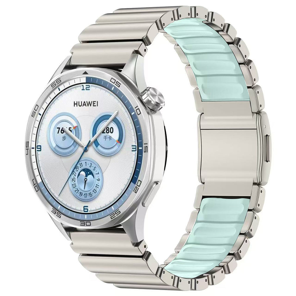Huawei Watch GT 5 Pro 46mm Zore KRD-151 22mm Metal Silikon Kordon