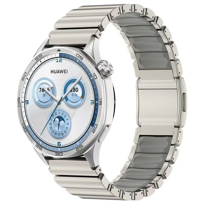 Huawei Watch GT 5 Pro 46mm Zore KRD-151 22mm Metal Silikon Kordon