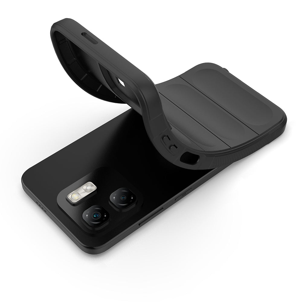 İnfinix Smart 9 Kılıf Esnek TPU Oyuklu Arka Yüzey Tasarımlı Zore Etnik Silikon Kılıf