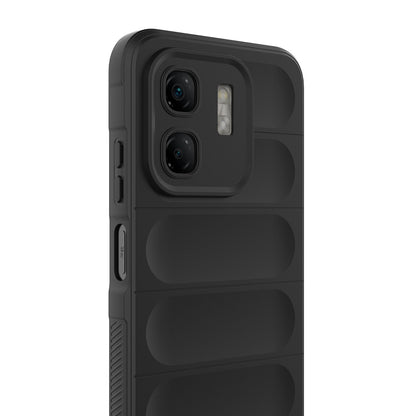 İnfinix Smart 9 Kılıf Esnek TPU Oyuklu Arka Yüzey Tasarımlı Zore Etnik Silikon Kılıf