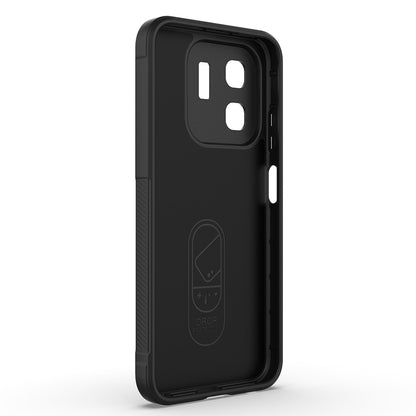 İnfinix Smart 9 Kılıf Esnek TPU Oyuklu Arka Yüzey Tasarımlı Zore Etnik Silikon Kılıf