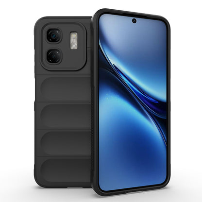 İnfinix Smart 9 Kılıf Esnek TPU Oyuklu Arka Yüzey Tasarımlı Zore Etnik Silikon Kılıf