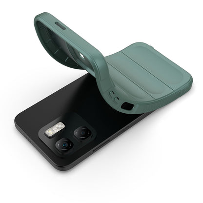 İnfinix Smart 9 Kılıf Esnek TPU Oyuklu Arka Yüzey Tasarımlı Zore Etnik Silikon Kılıf