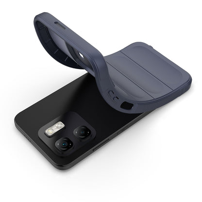 İnfinix Smart 9 Kılıf Esnek TPU Oyuklu Arka Yüzey Tasarımlı Zore Etnik Silikon Kılıf