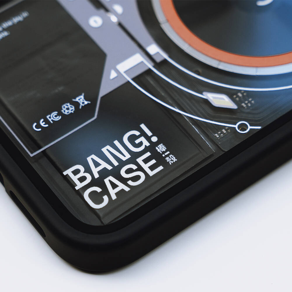 iPhone 15 Pro Max Kılıf Özelleştirilebilir 3 Fonksiyonlu Bluetooth Bağlantılı Bitmo Lab Bangcase Akıllı M-safe Kılıf