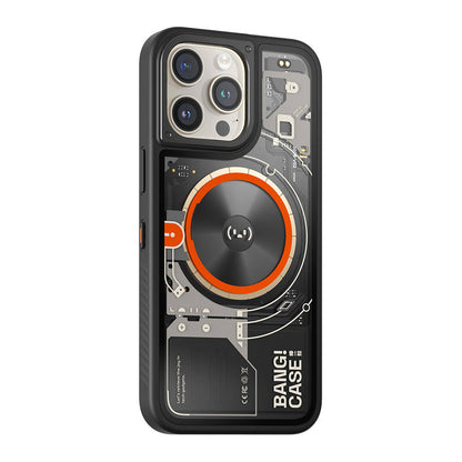 iPhone 15 Pro Max Kılıf Özelleştirilebilir 3 Fonksiyonlu Bluetooth Bağlantılı Bitmo Lab Bangcase Akıllı M-safe Kılıf