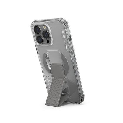 iPhone 16 Pro Kılıf M-safe Şarj Özellikli Teknoloji Desenli Standlı Skinarma Axon Kılıf