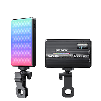 Jmary FM-150RGB RGB Led Telefon-Kamera Üstü Aydınlatma Işığı