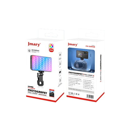 Jmary FM-150RGB RGB Led Telefon-Kamera Üstü Aydınlatma Işığı