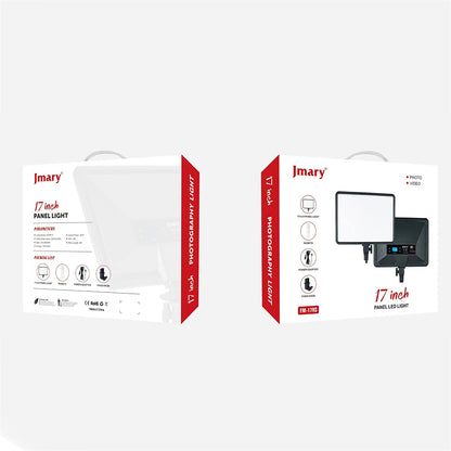 Jmary FM-17RS Uzaktan Kumandalı Dijital Göstergeli 17 inç LED Panel Video Işığı
