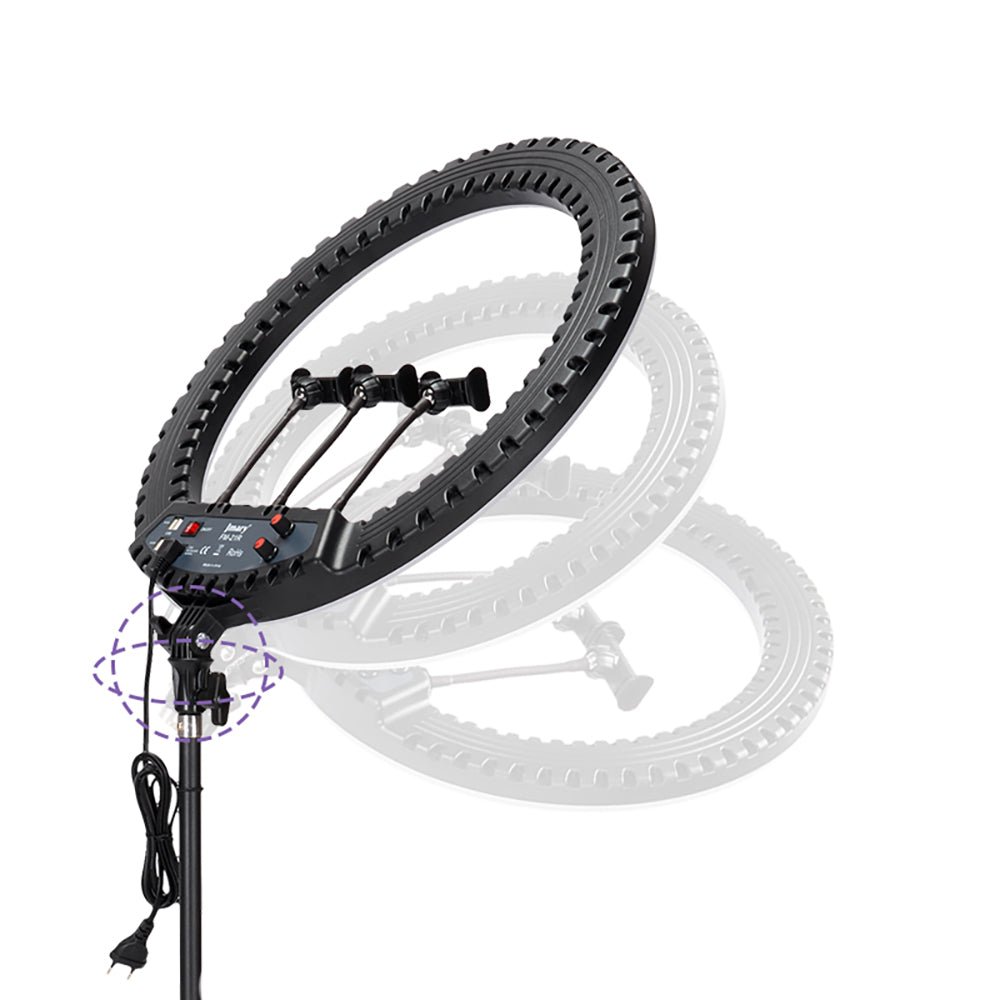 Jmary FM-21R Uzaktan Kumandalı 52cm Işıklı Telefon Tutucu Ring Light