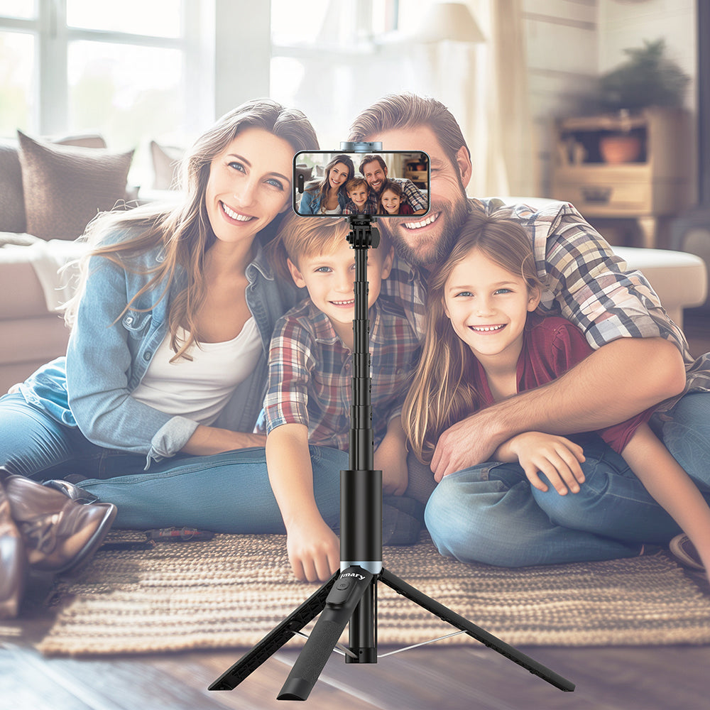 Jmary KT-259 360 Derece Dönebilen Kablosuz Kumandalı Tripod ve Selfie Çubuğu