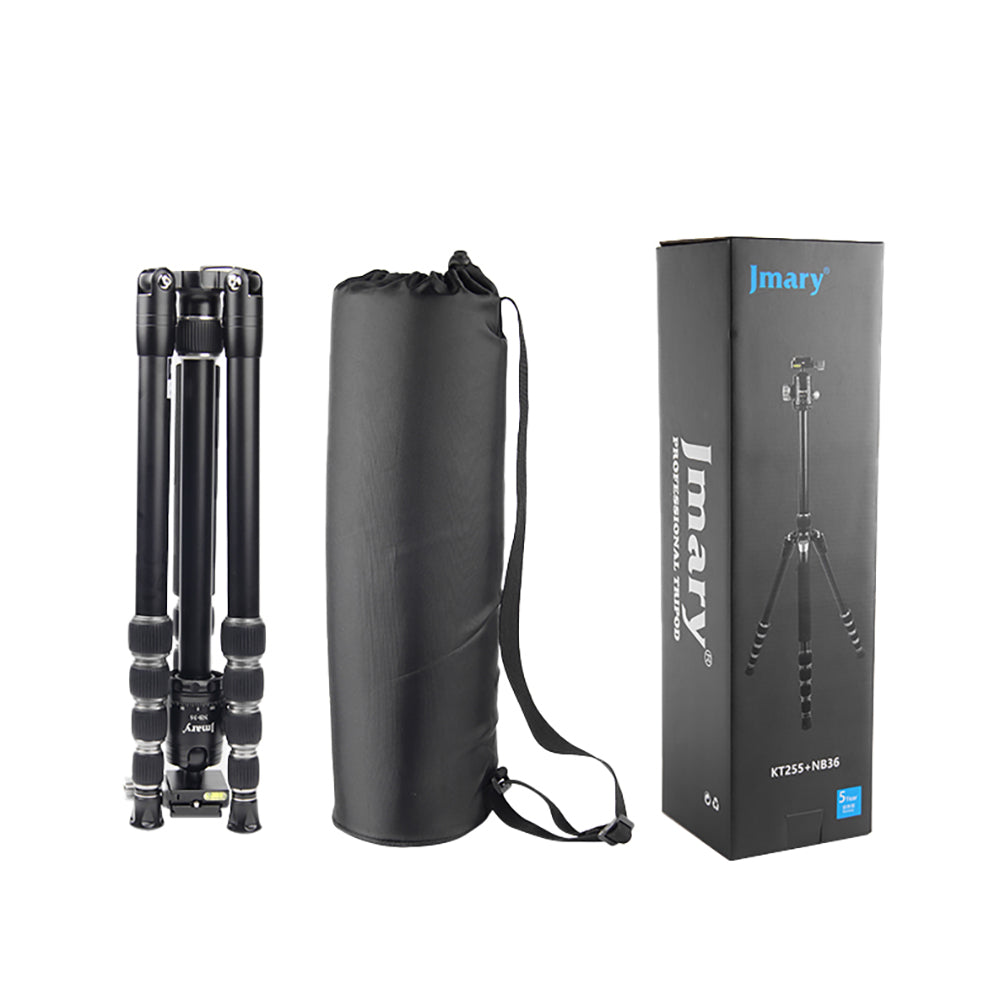 Jmary KT255+NB36 360 Derece Dönebilen Değiştirilebilir Başlıklı Tripod