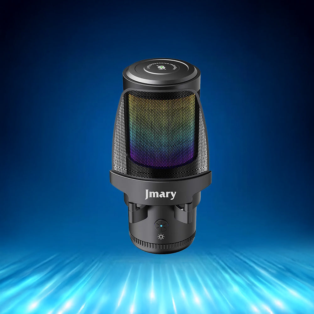 Jmary MC-PW13 Ayrılabilen Pop Filtreli Gürültü Önleyici 360° Dönebilen Tak Çalıştır USB Mikrofon