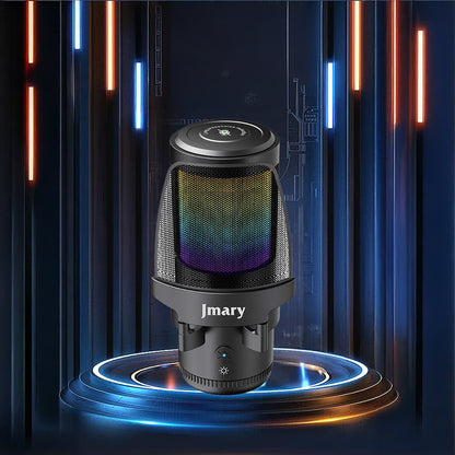 Jmary MC-PW13 Ayrılabilen Pop Filtreli Gürültü Önleyici 360° Dönebilen Tak Çalıştır USB Mikrofon