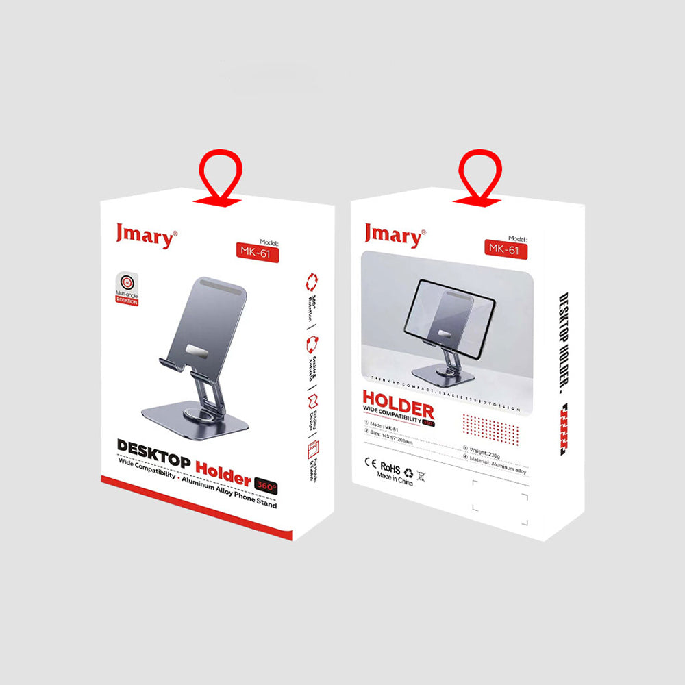 Jmary MK-61 Ayarlanabilir Katlanabilir 360 Derece Dönebilen Telefon ve Tablet Standı