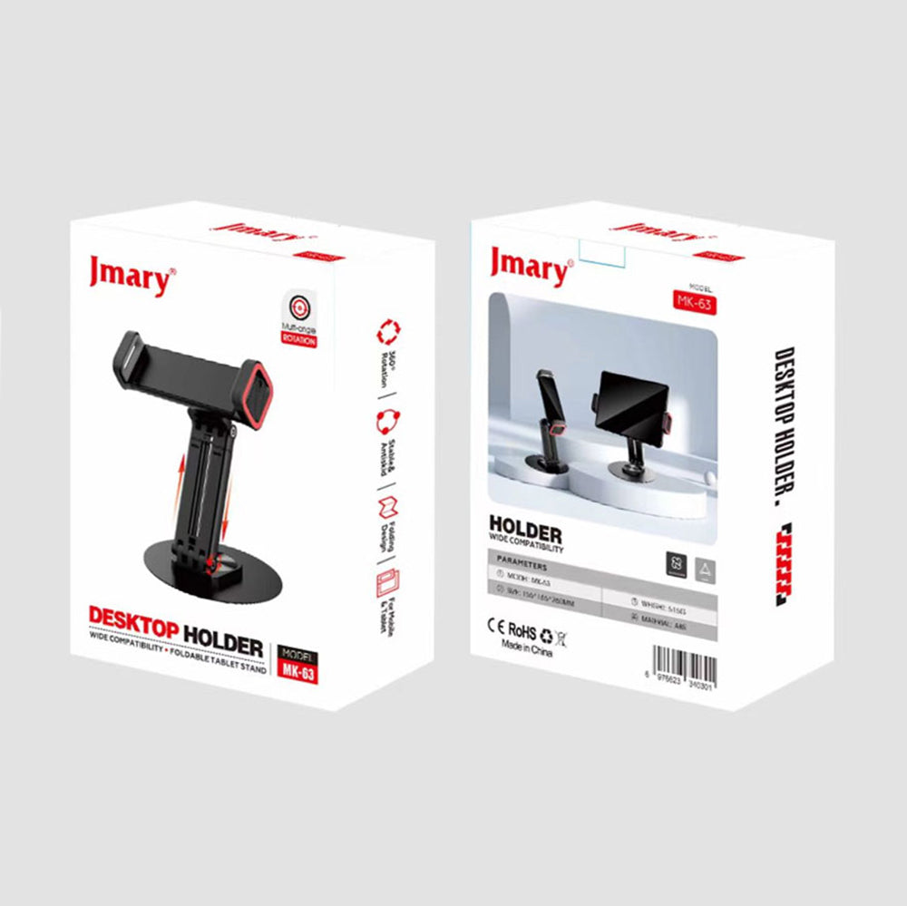 Jmary MK-63 Ayarlanabilir Katlanabilir 360 Derece Dönebilen Telefon ve Tablet Standı