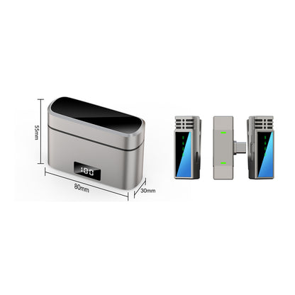 Jmary MW-15 Type-C Portlu Kablosuz Yaka Mikrofonu