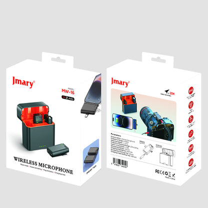 Jmary MW-16 3 in 1 Kablosuz Yaka Mikrofonu