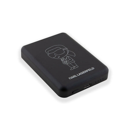 Karl Lagerfeld Led Işıklı Göstergeli M-safe Magnetik orijinal Lisanslı Powerbank 3000 Mah