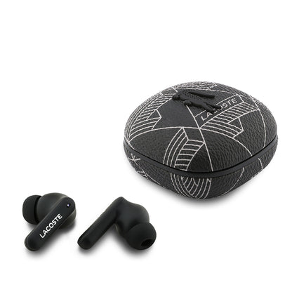 Lacoste Orijinal Lisanslı ANC/ENC Monogram Desenli TWS Kulak İçi Bluetooth Kulaklık v5.4
