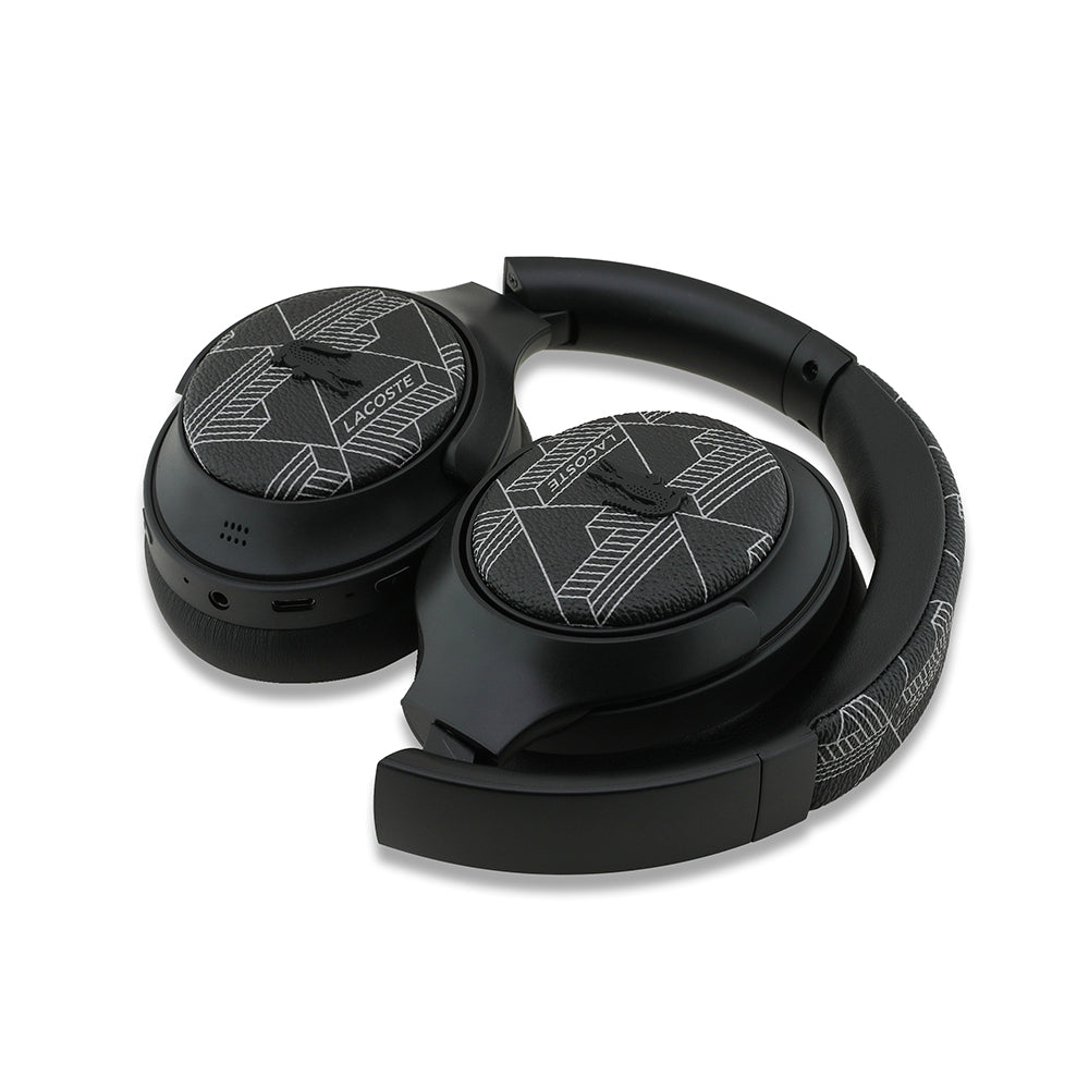 Lacoste Orijinal Lisanslı LH01 ANC Taşıma Çantalı Katlanabilir Kulak Üstü Bluetooth Kulaklık v5.4