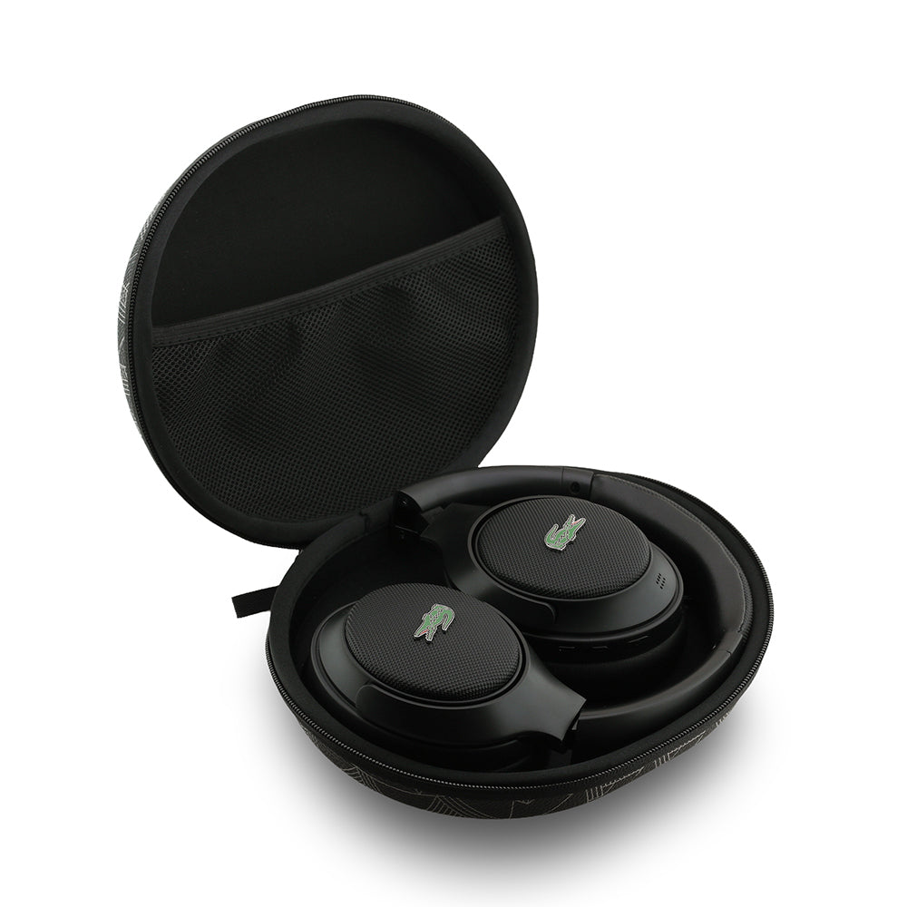Lacoste Orijinal Lisanslı LH01 ANC Taşıma Çantalı Katlanabilir Kulak Üstü Bluetooth Kulaklık v5.4