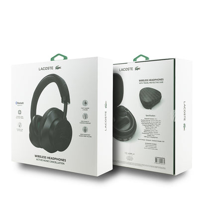 Lacoste Orijinal Lisanslı LH02 ANC Taşıma Çantalı Ayarlanabilir Kulak Üstü Bluetooth Kulaklık v5.4