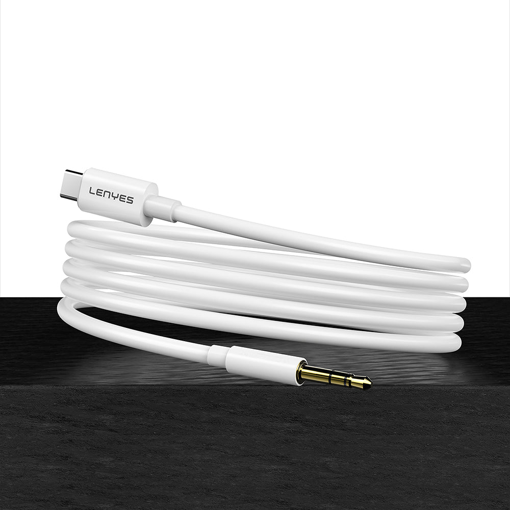 Lenyes AX106 Type-C to 3.5mm AUX Audio Kablo 1M