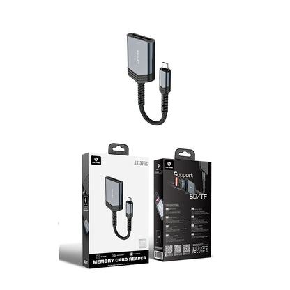Lenyes AX137 2in1 Type-C to TF/SD Kart Çevirici Dönüştürücü