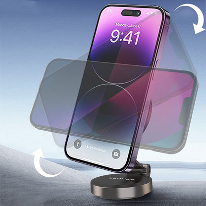 Lenyes CR137 Magnetik M-safe 360° Oynar Başlıklı Araç İçi Telefon Tutucu
