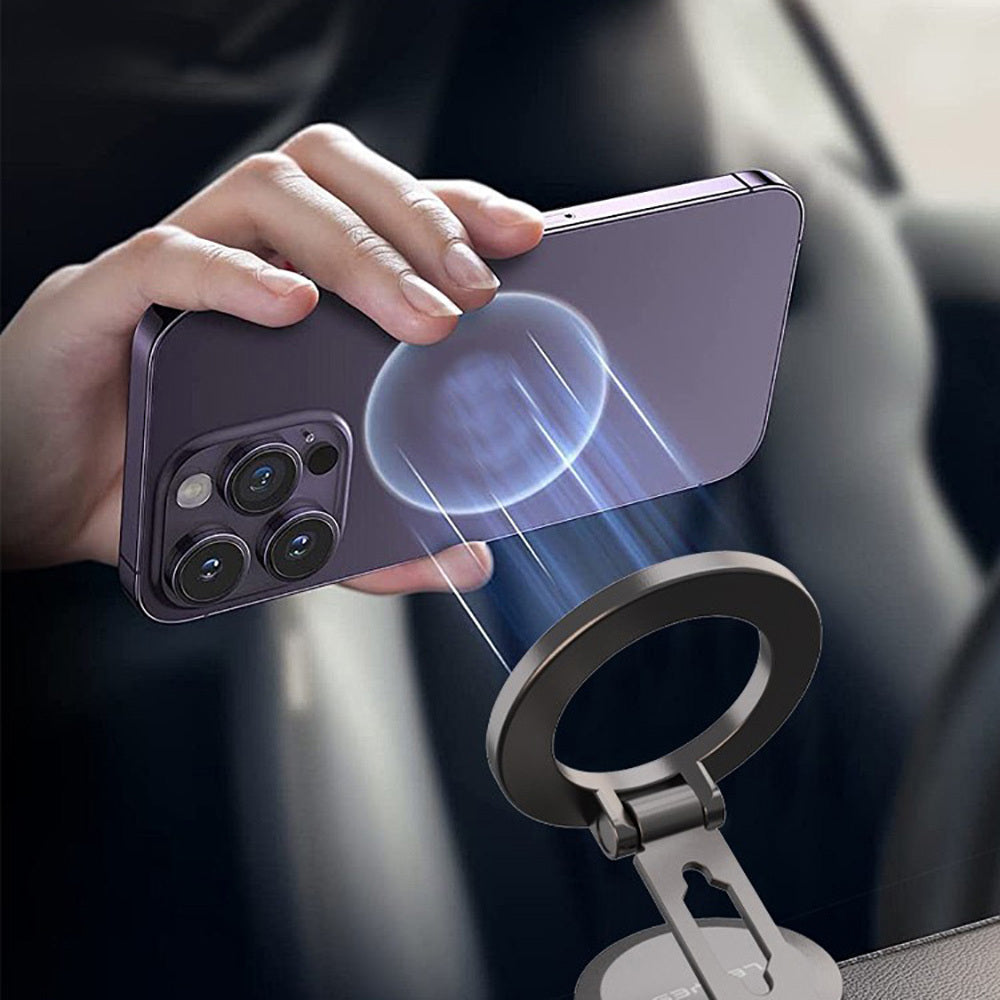 Lenyes CR137 Magnetik M-safe 360° Oynar Başlıklı Araç İçi Telefon Tutucu
