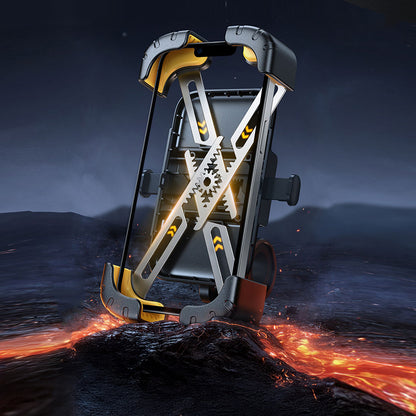 Lenyes CR169 Sarsıntı Önleyici 360 Derece Ayarlanabilir Bisiklet ve Motosiklet Telefon Tutucu