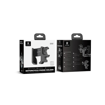 Lenyes CR182 360 Derece Ayarlanabilir Çift Kilitli Bisiklet ve Motosiklet Telefon Tutucu