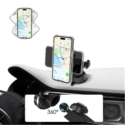 Lenyes CR184 360 Derece Dönebilen Teleskopik Vantuzlu Araç Telefon Tutucu