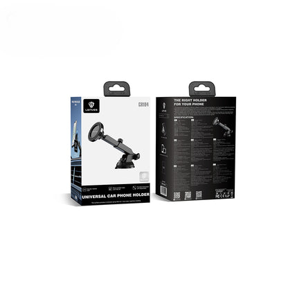 Lenyes CR184 360 Derece Dönebilen Teleskopik Vantuzlu Araç Telefon Tutucu