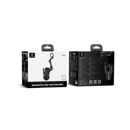 Lenyes CR189 360 Derece Dönebilen 2 in 1 Araç Telefon Tutucu ve Bardak Tutucu