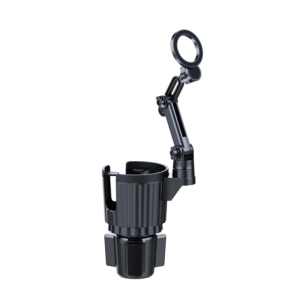 Lenyes CR189 360 Derece Dönebilen 2 in 1 Araç Telefon Tutucu ve Bardak Tutucu