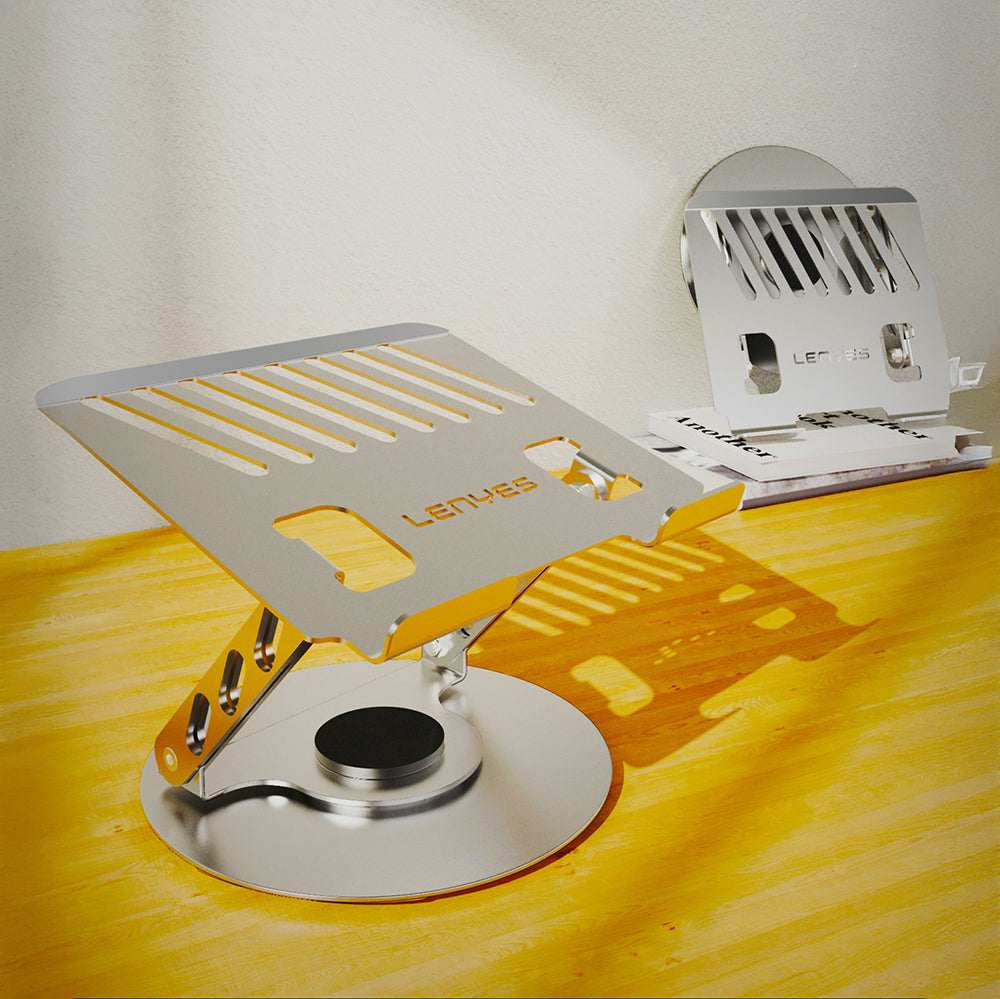 Lenyes CR190 360 Derece Dönebilen Katlanabilir Laptop Standı