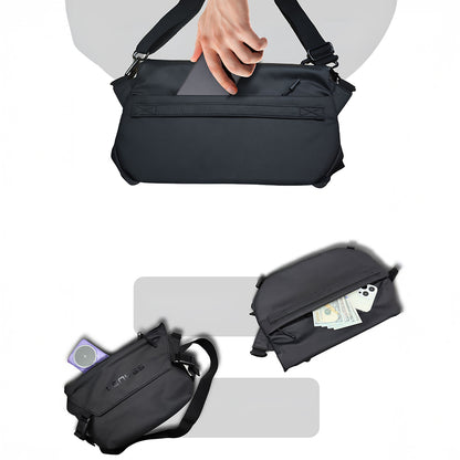 Lenyes LB563 Dreamer Crossbody Serisi Su Geçirmez Deri Tasarımlı Çapraz Vücut Çantası